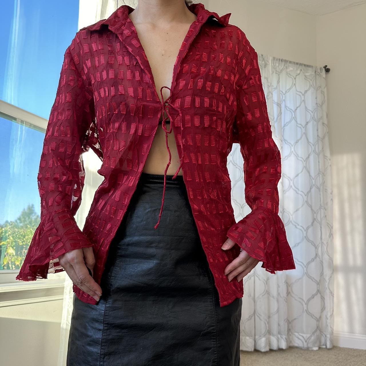 Notations Women's Red Blouse