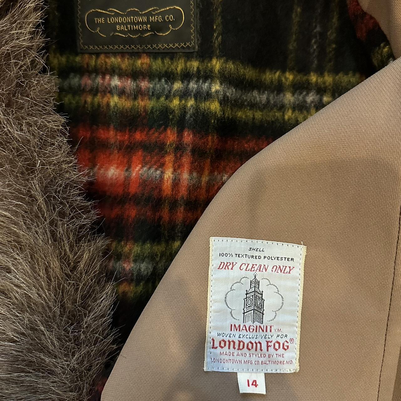 London Fog Women's Brown and Tan Coat