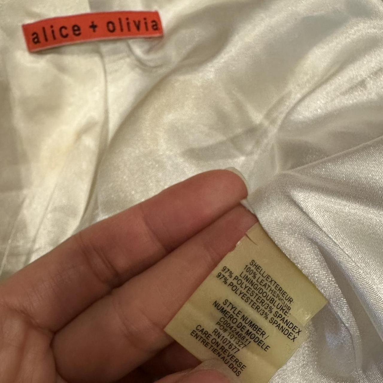 alice + olivia Women's Cream Jacket