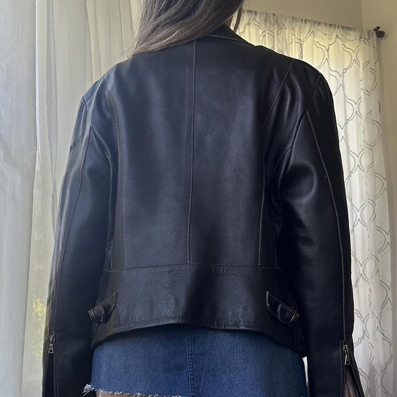 Women's Black and Tan Jacket