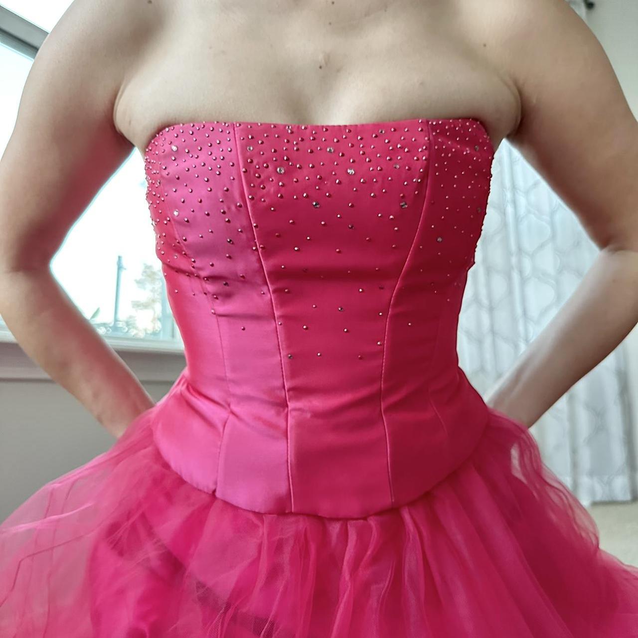 Blondie Nites Women's Pink and Red Dress