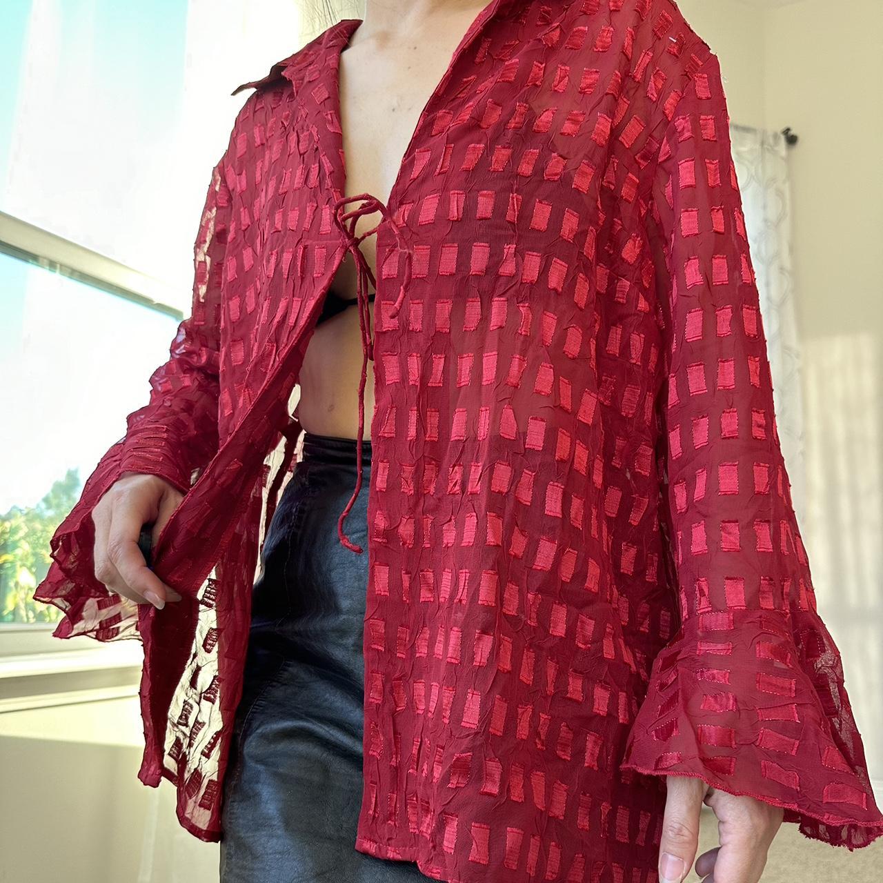 Notations Women's Red Blouse