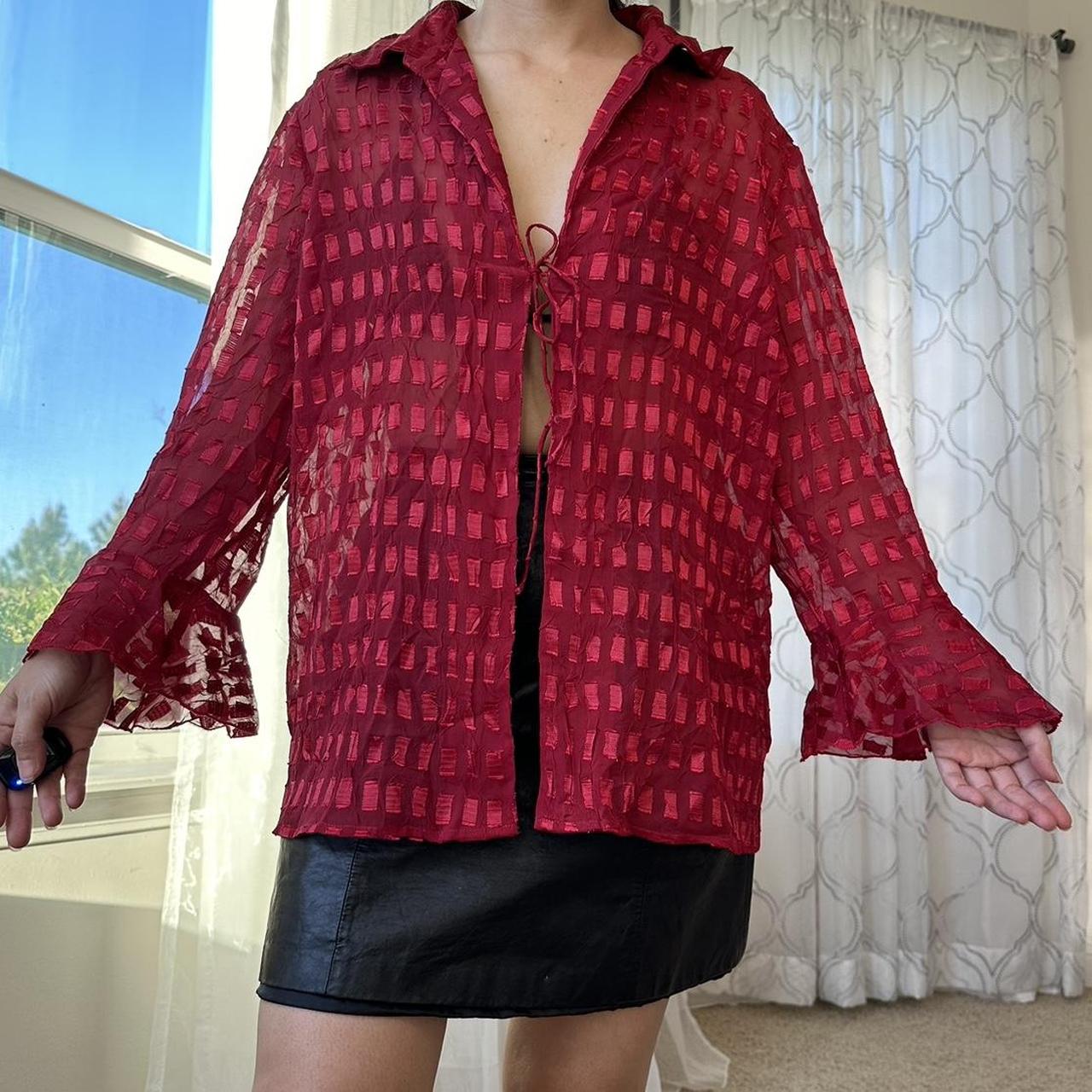 Notations Women's Red Blouse