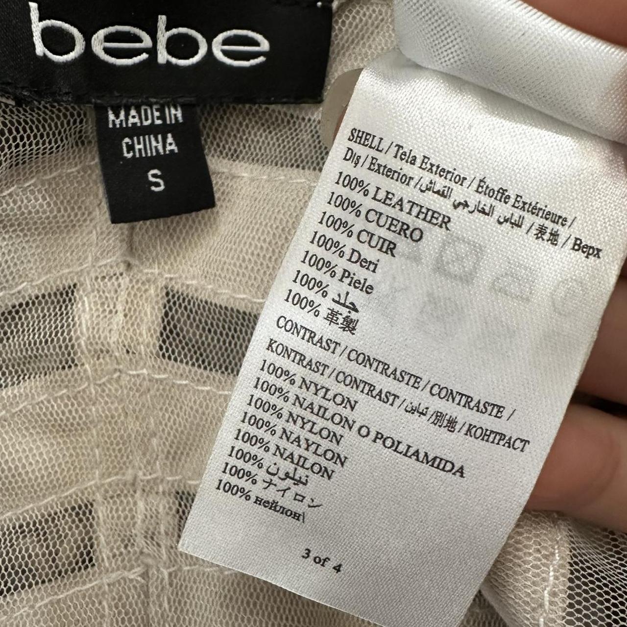 Bebe Women's Cream and White Jacket