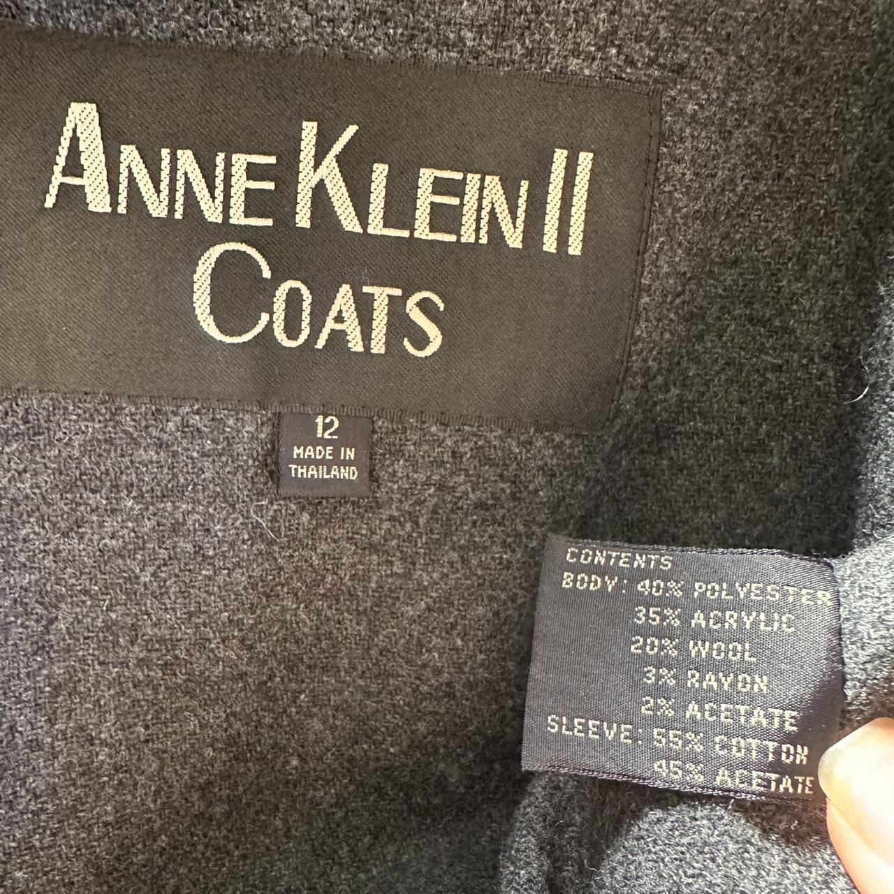 Anne Klein Women's Purple and Burgundy Coat
