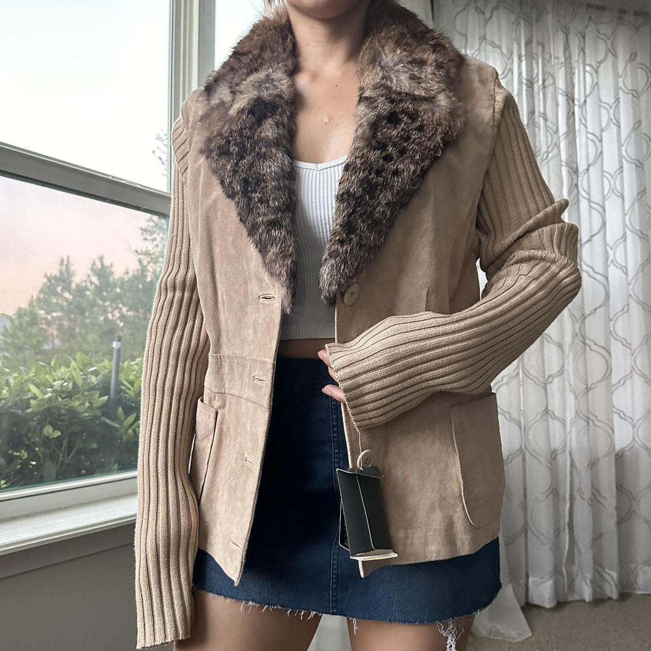 John Paul Richard Women's Tan and Cream Jacket