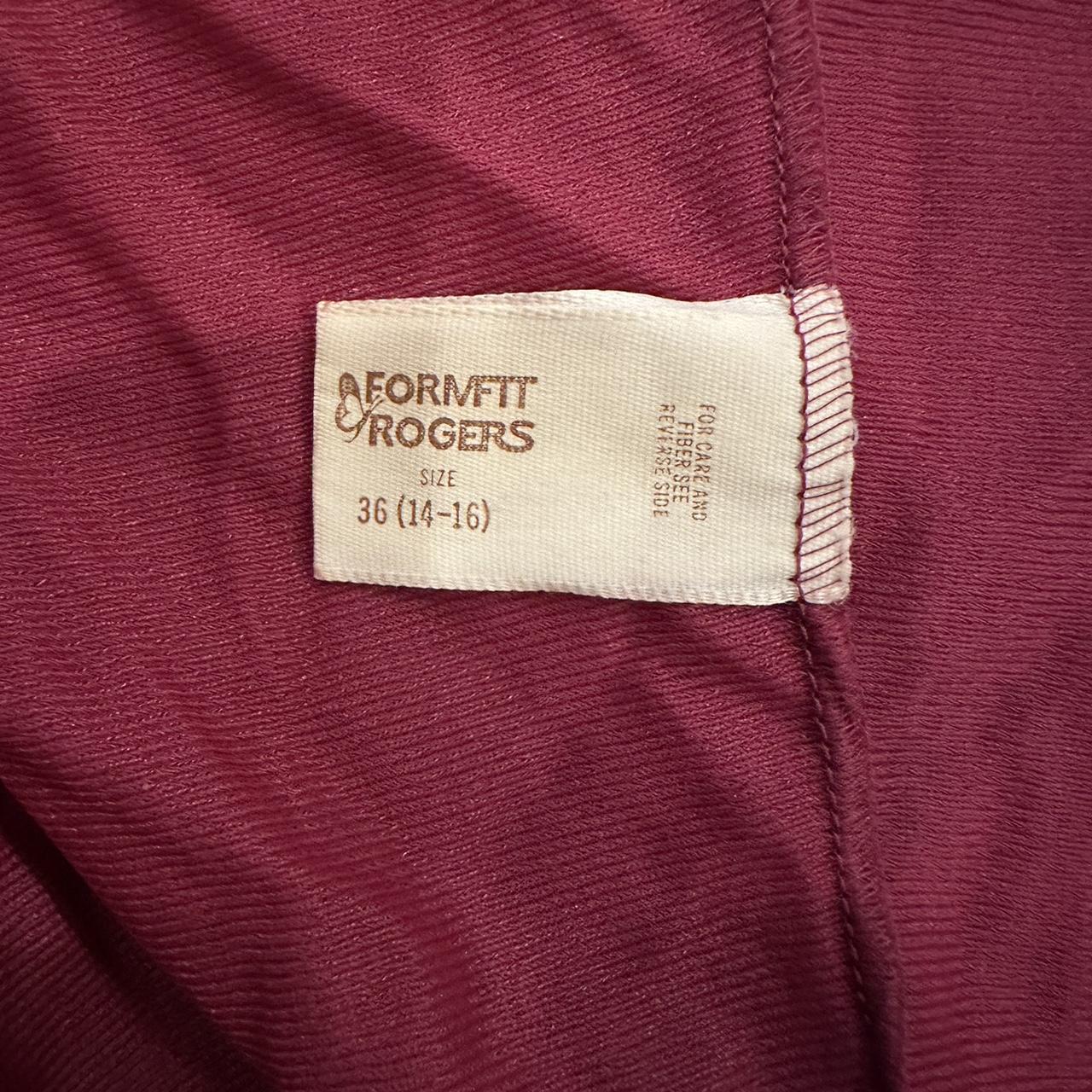 Women's Burgundy and Red Underwear