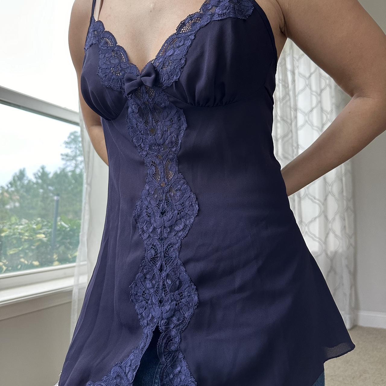 Victoria's Secret Women's Navy and Blue Vest
