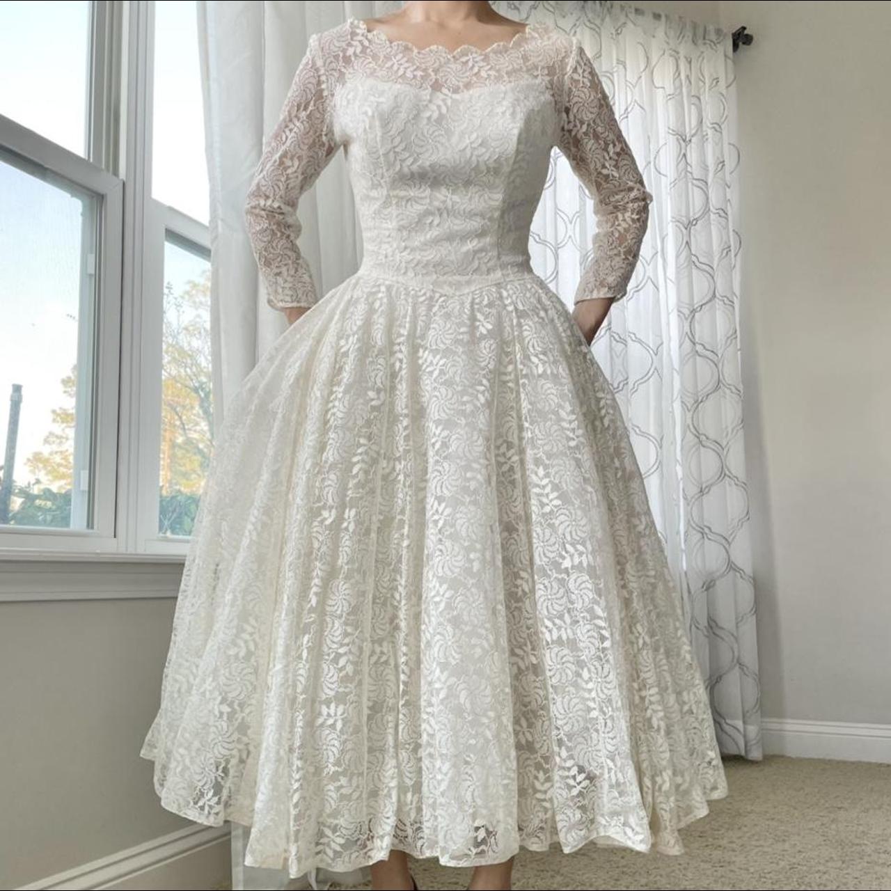 Women's White and Blue Dress