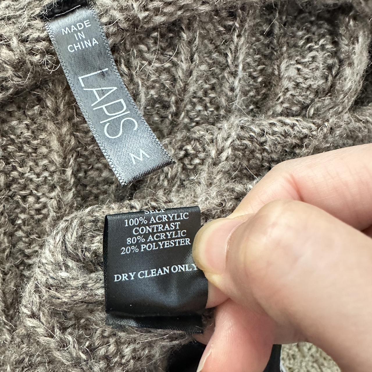 Anthropologie Women's Brown and Cream Cardigan