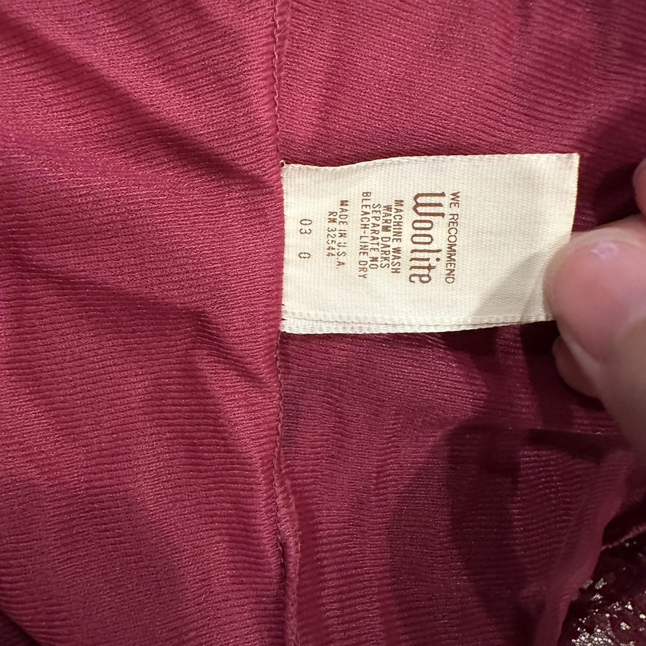 Women's Burgundy and Red Underwear
