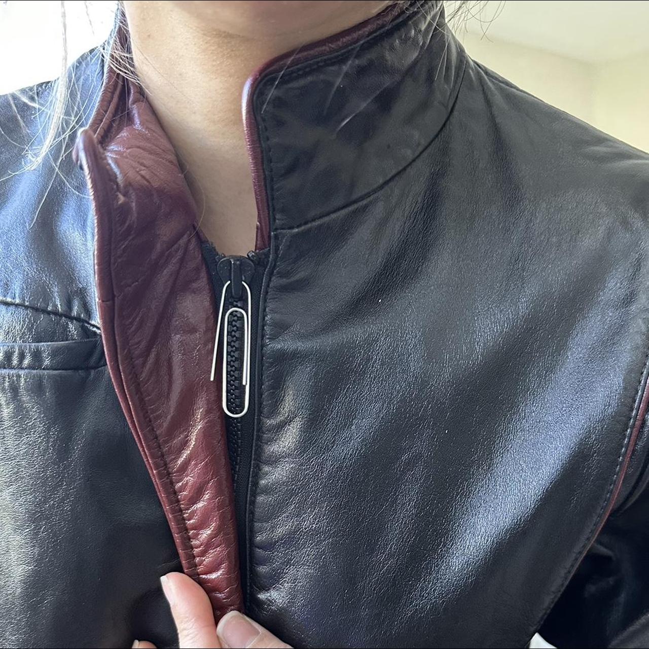 Women's Black and Red Jacket