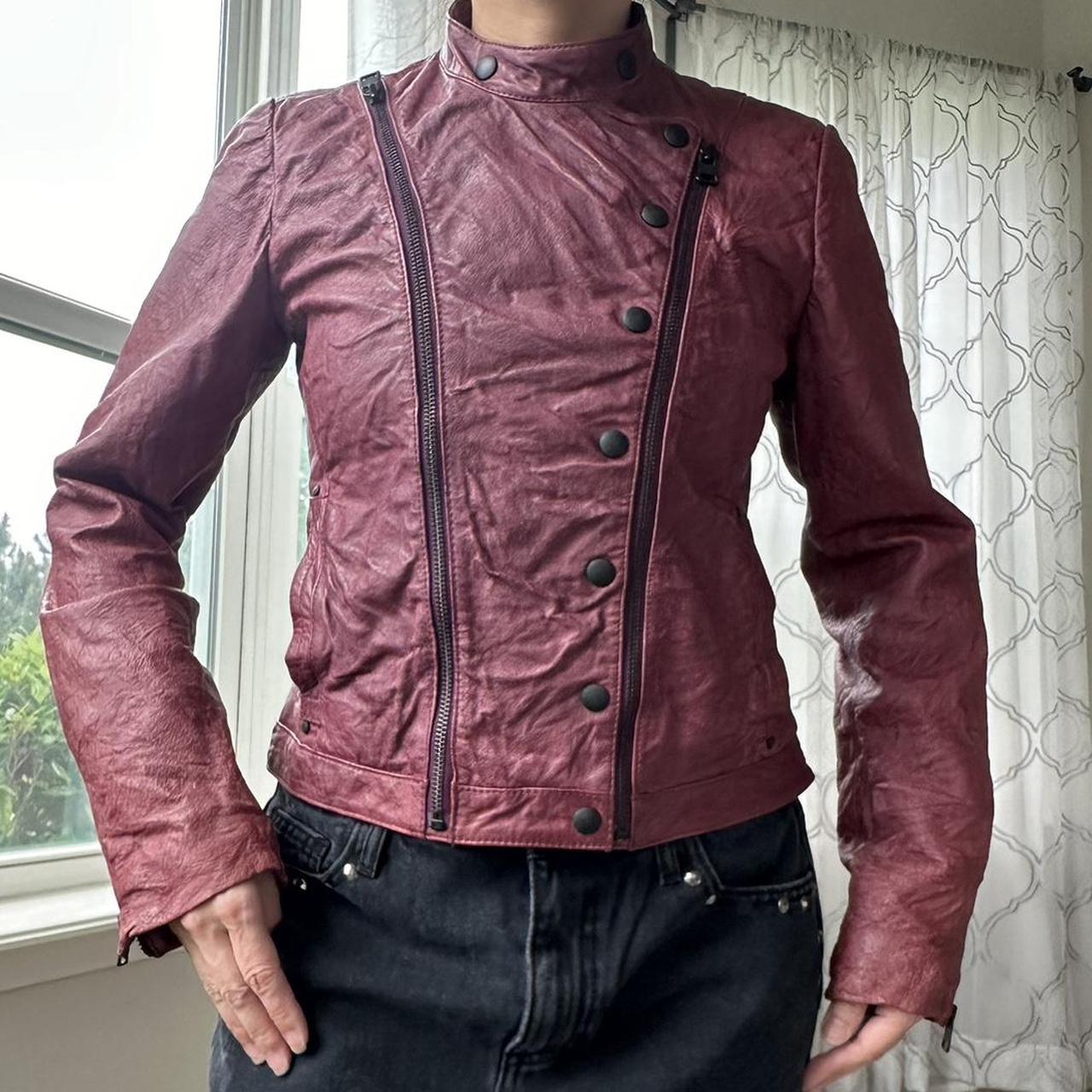 Levi's Women's Burgundy and Red Jacket