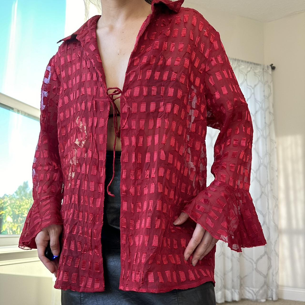 Notations Women's Red Blouse