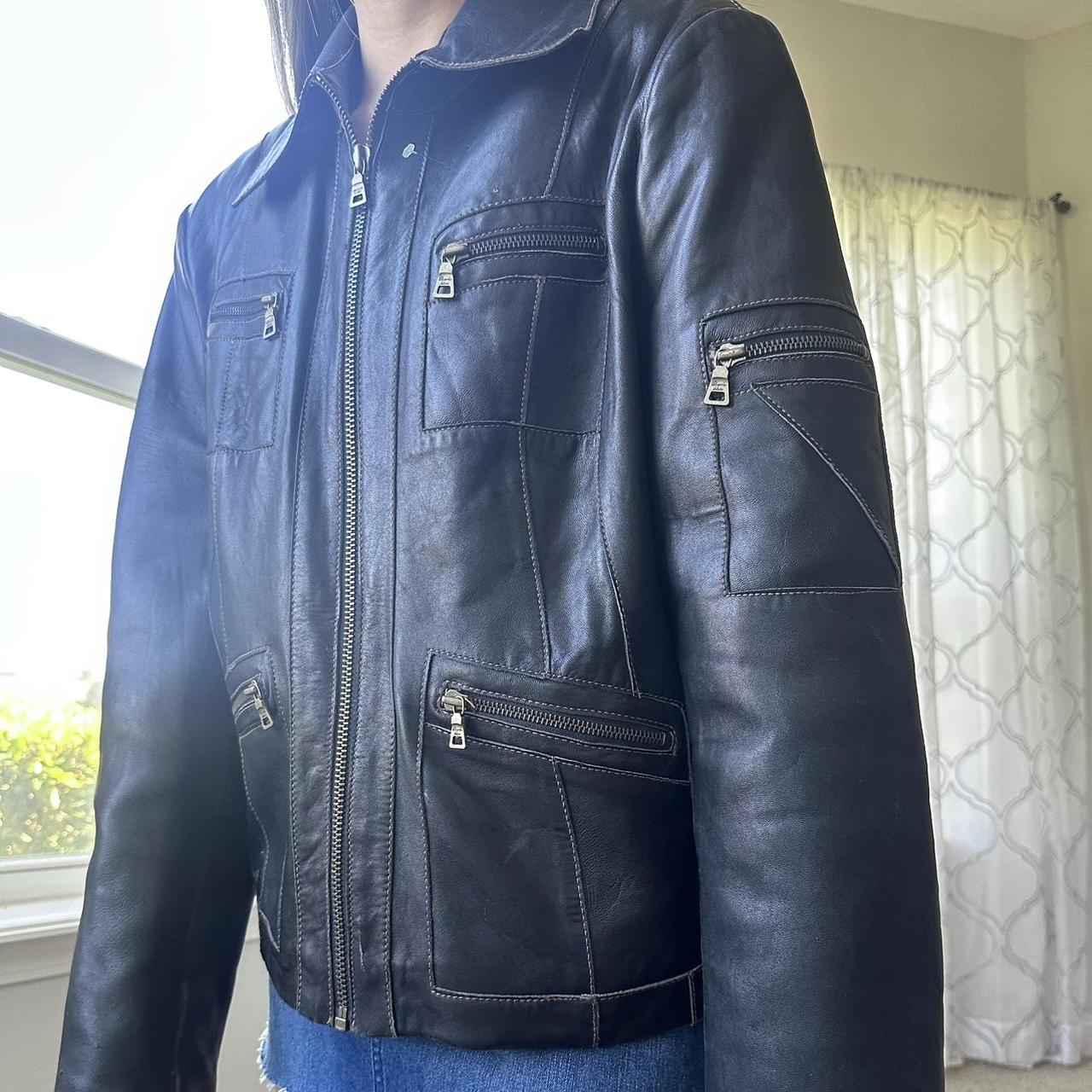 Women's Black and Tan Jacket