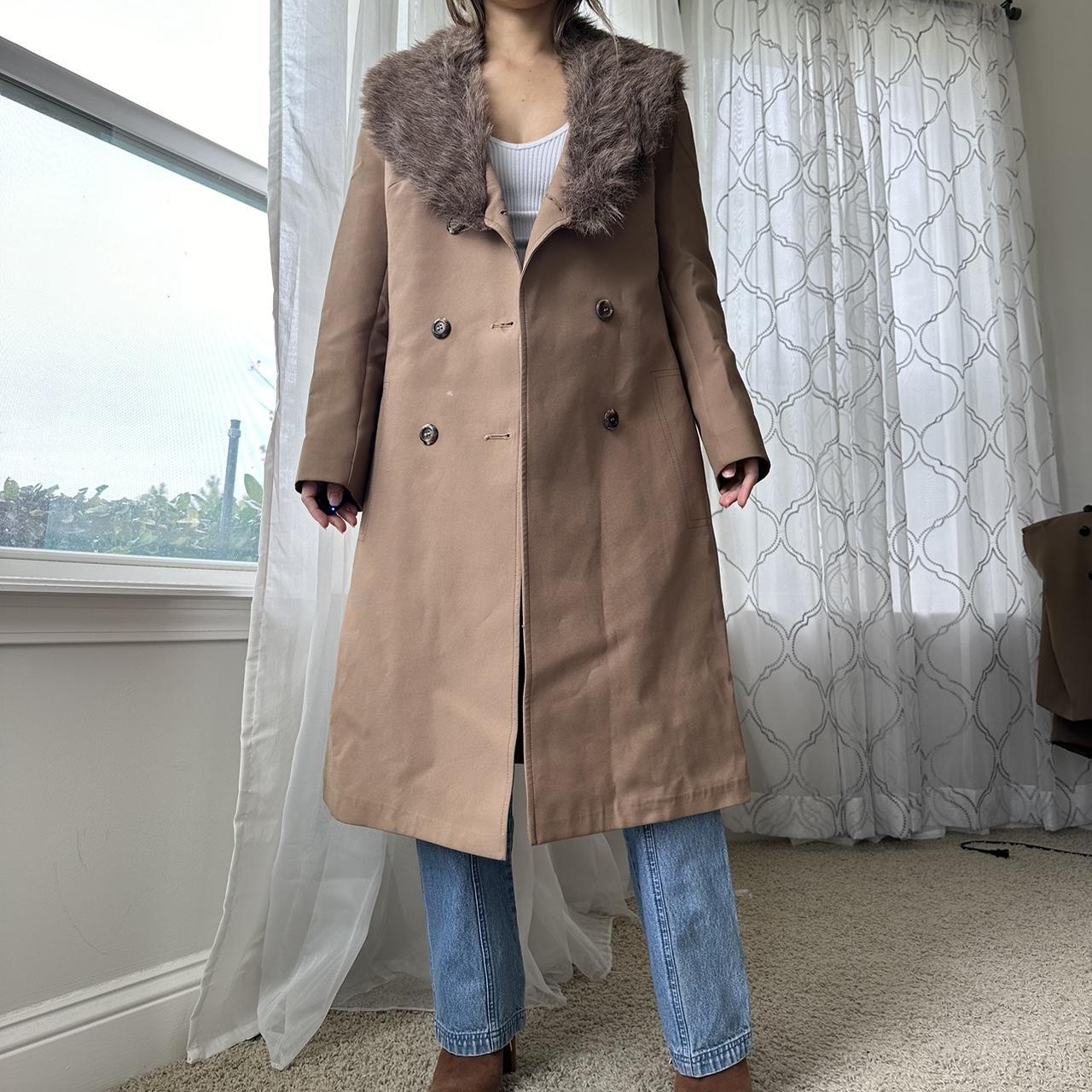 London Fog Women's Brown and Tan Coat