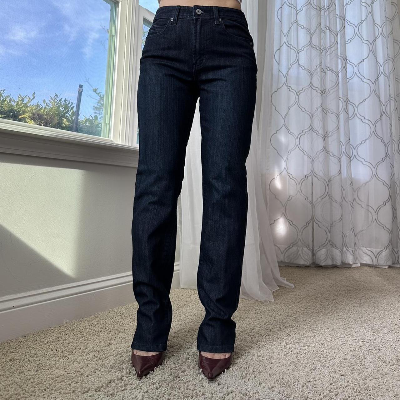 Chico's Women's Navy and Cream Jeans