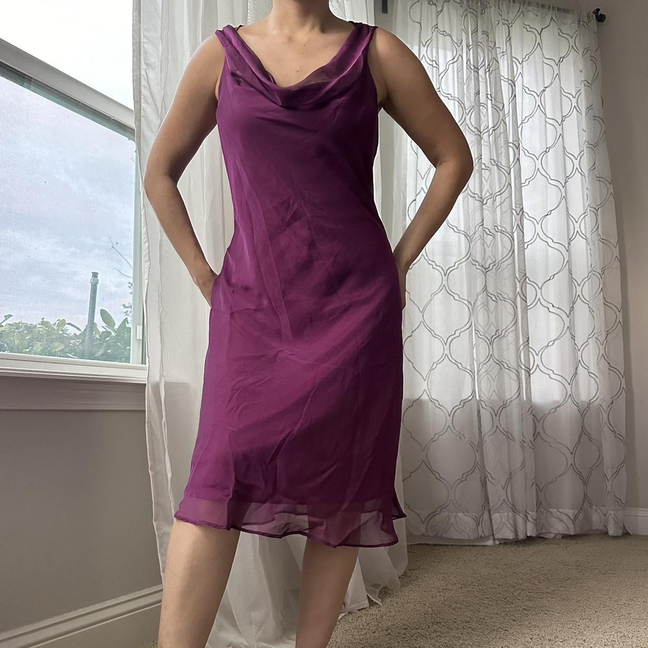 Women's Pink and Purple Dress