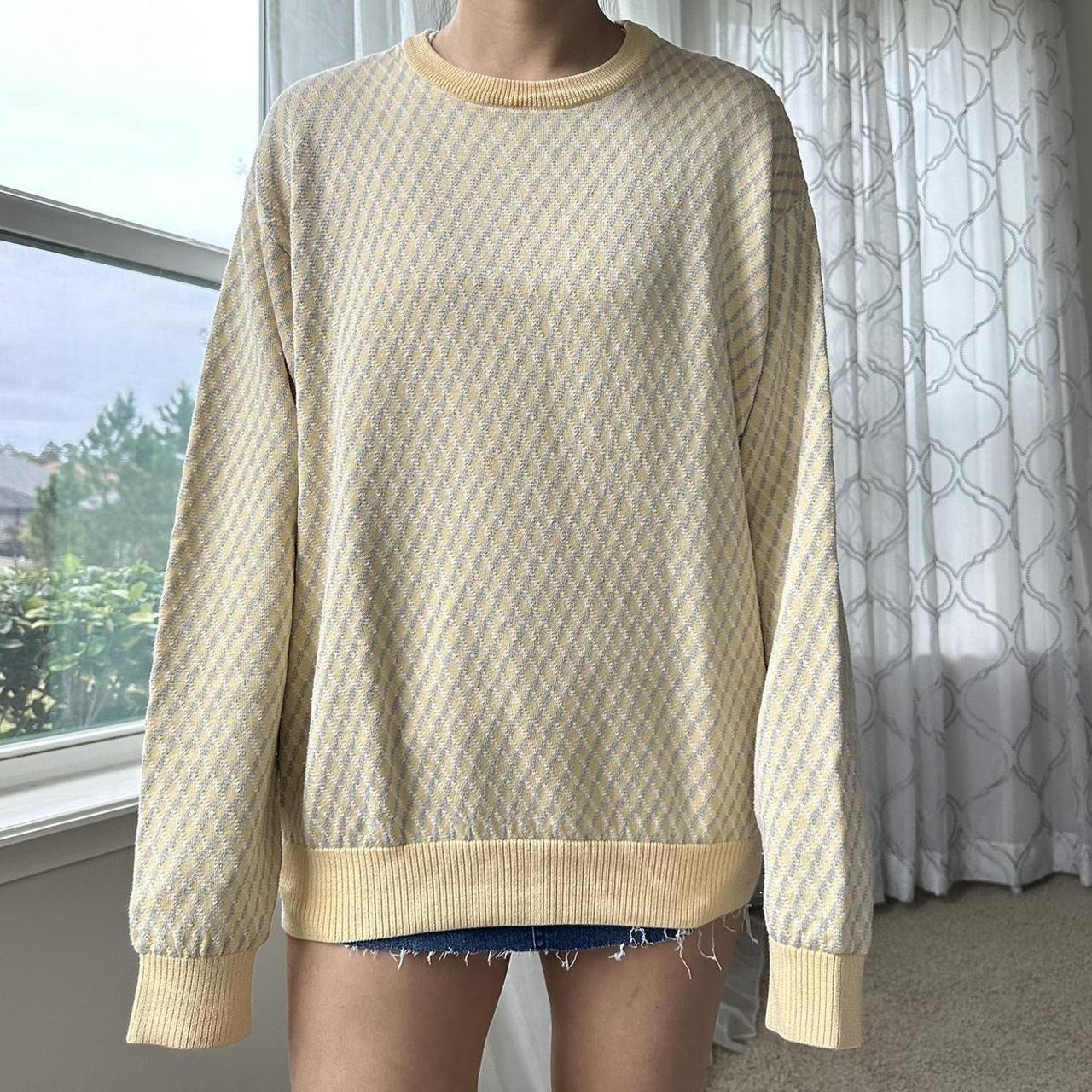 Women's Yellow and Blue Jumper