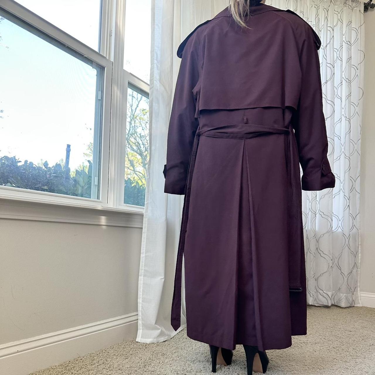 Anne Klein Women's Purple and Burgundy Coat