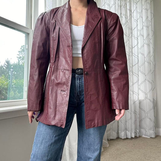 Women's Burgundy Jacket