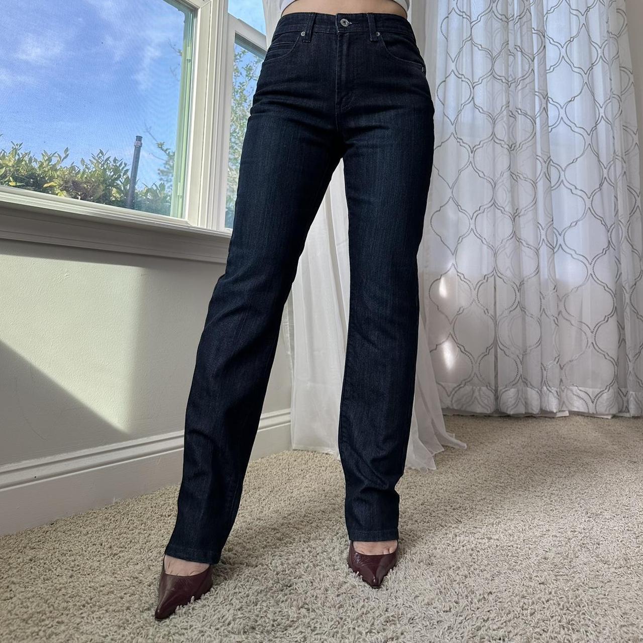 Chico's Women's Navy and Cream Jeans