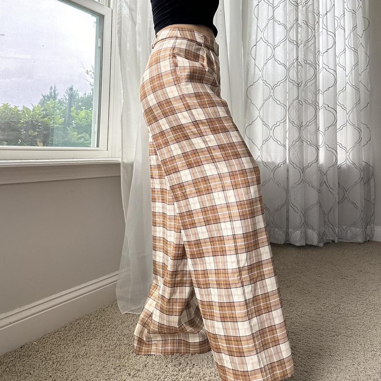 Anthropologie Women's Brown and Tan Trousers