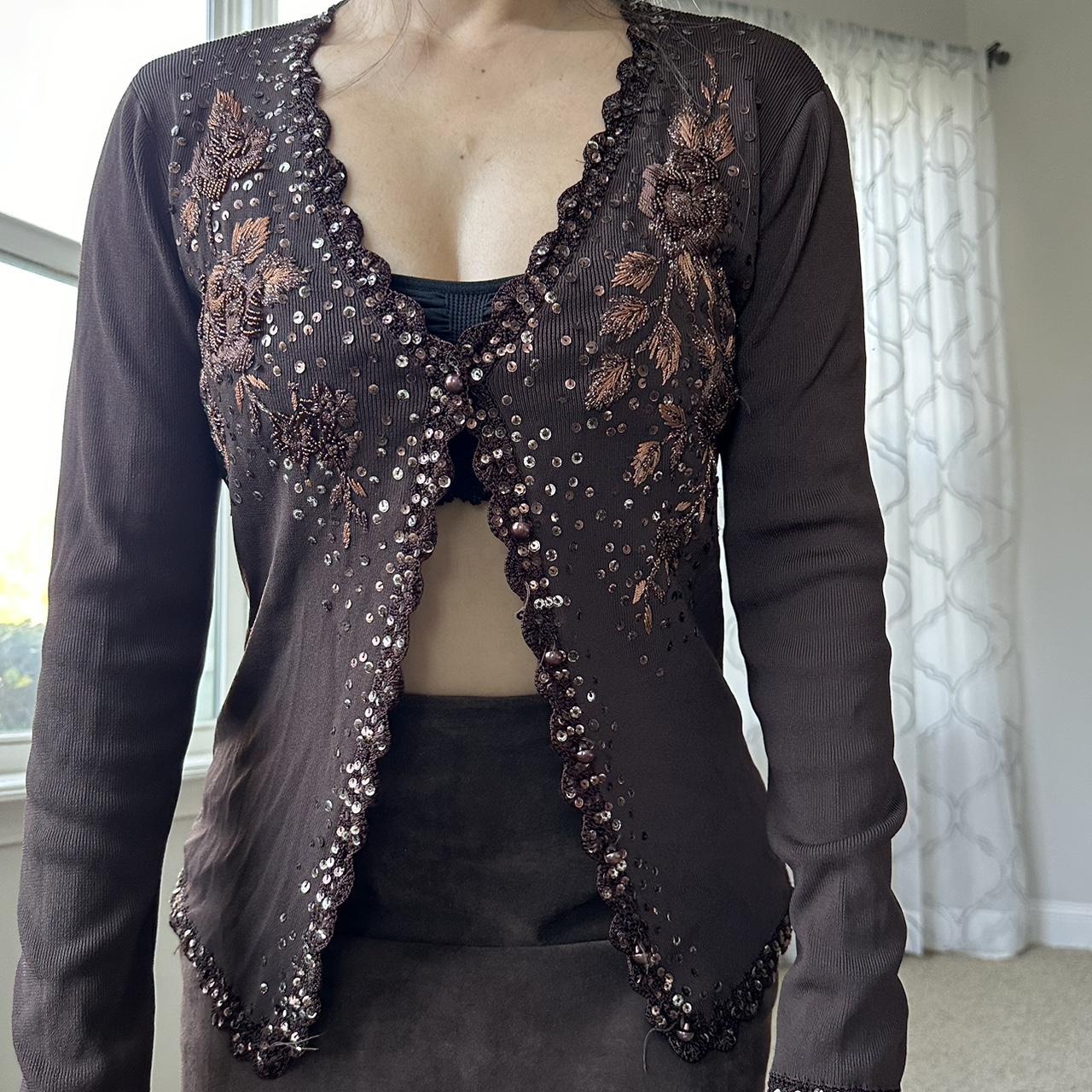 Women's Brown Cardigan