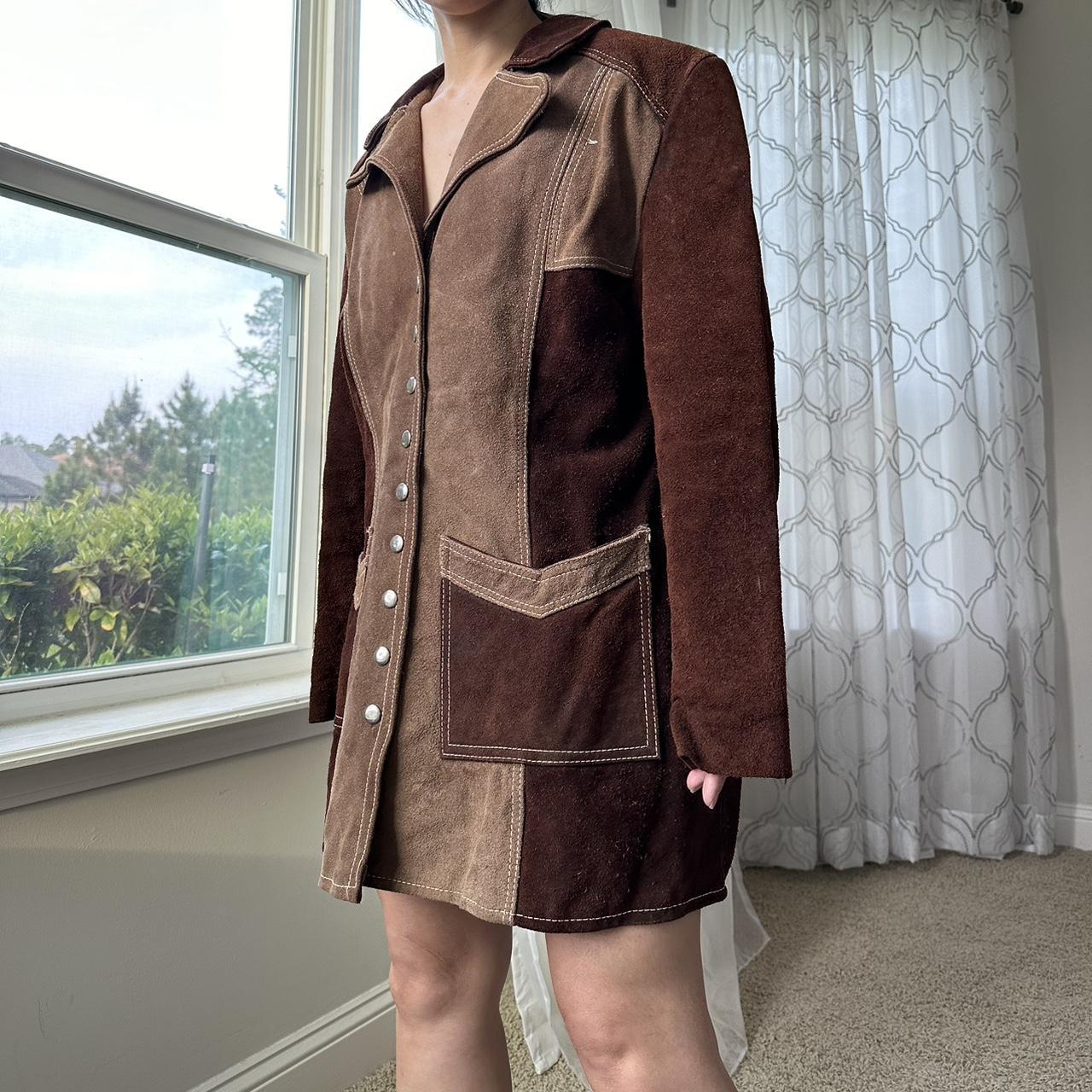 Women's Tan and Brown Coat