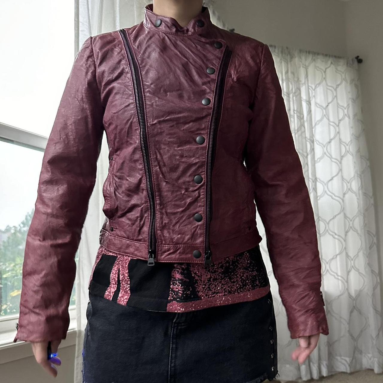 Levi's Women's Burgundy and Red Jacket