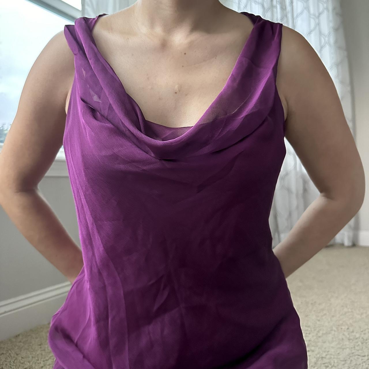 Women's Pink and Purple Dress