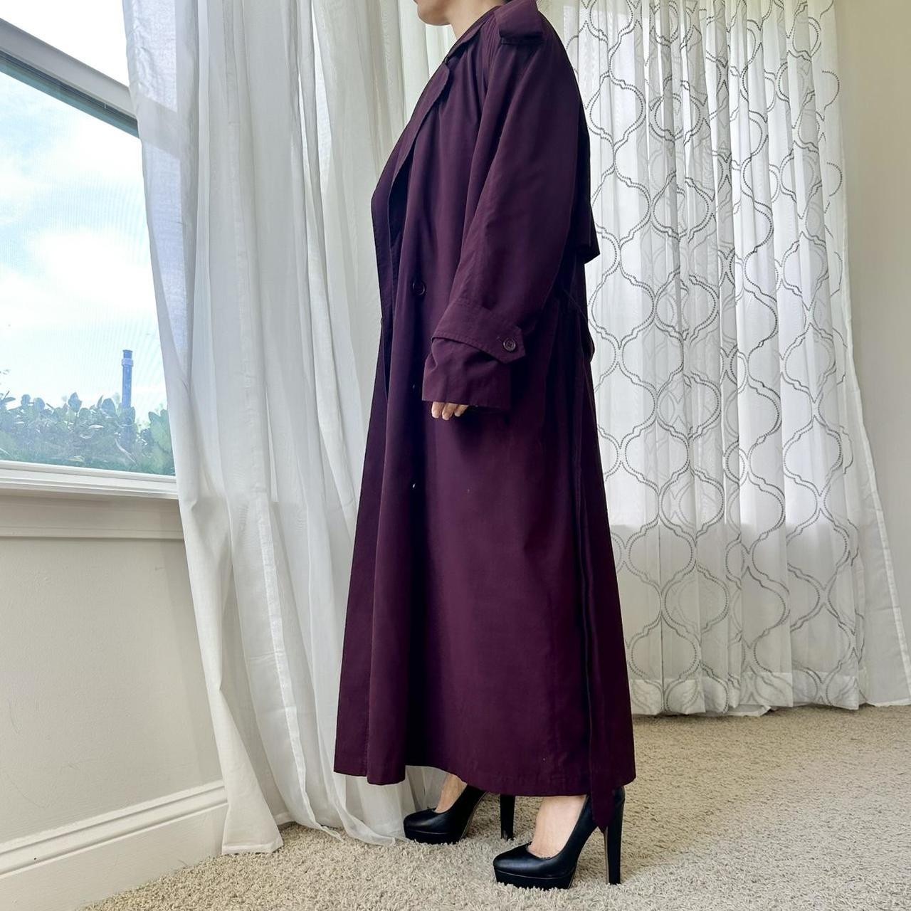 Anne Klein Women's Purple and Burgundy Coat