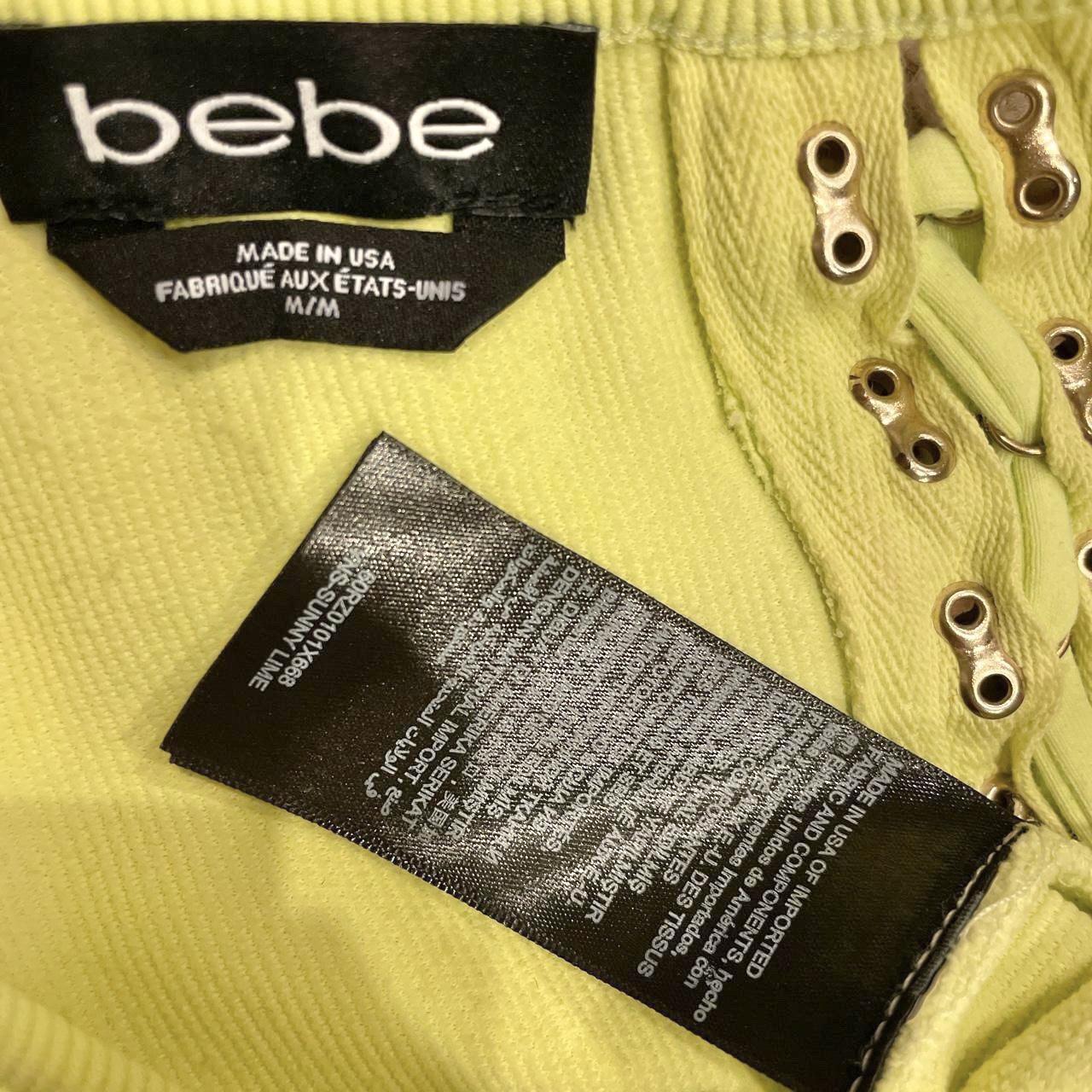 Bebe Women's Yellow and Green Vest