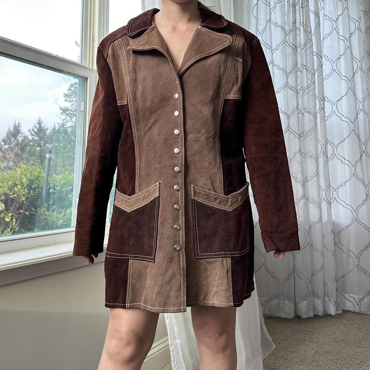 Women's Tan and Brown Coat