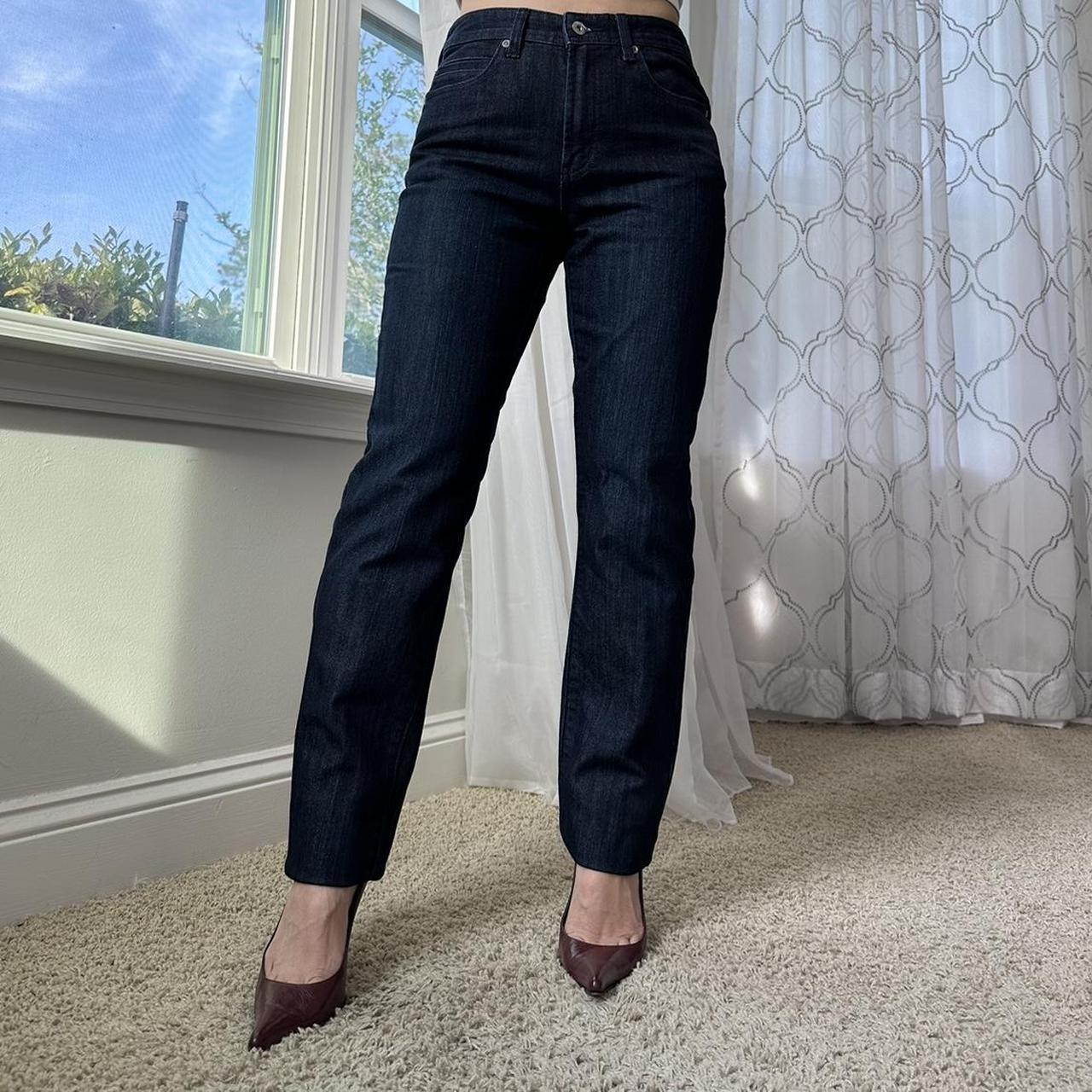 Chico's Women's Navy and Cream Jeans