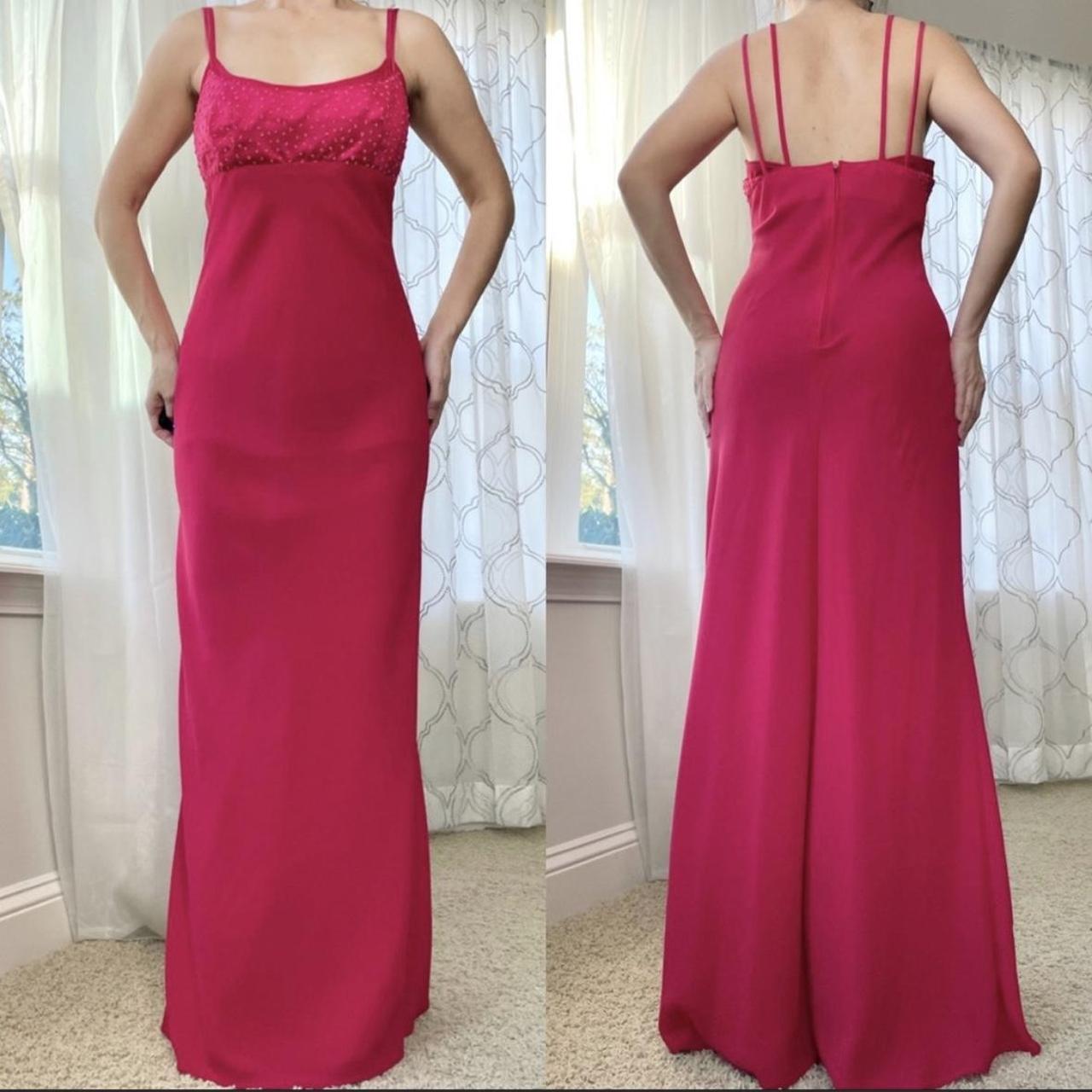 Women's Red and Pink Dress