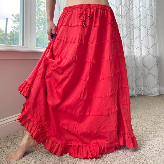 Women's Red Skirt