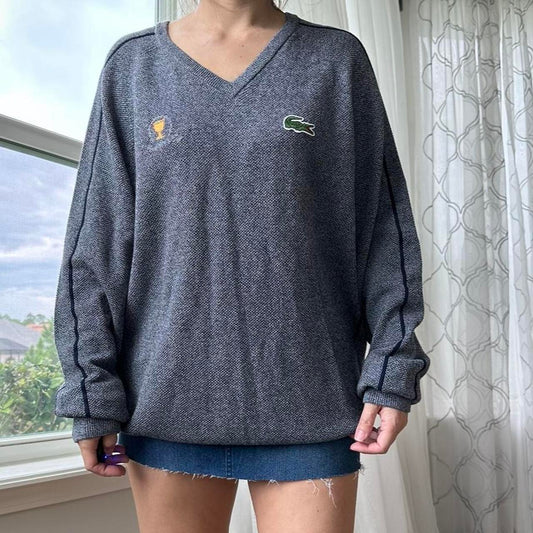 Lacoste Women's Grey Jumper