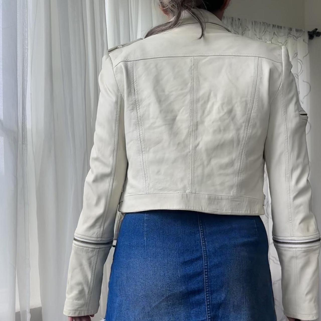 alice + olivia Women's Cream Jacket