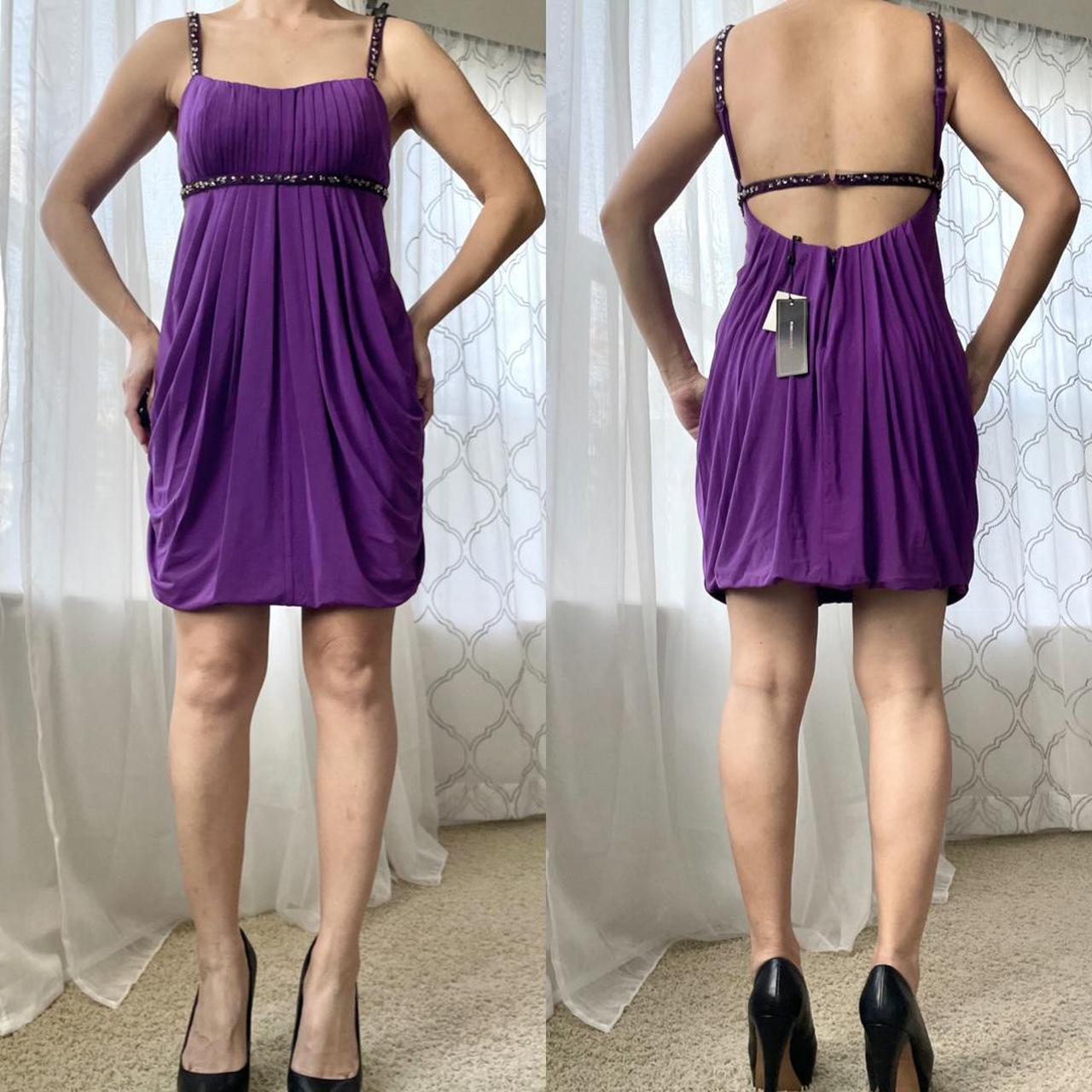 BCBGMAXAZRIA Women's Purple Dress