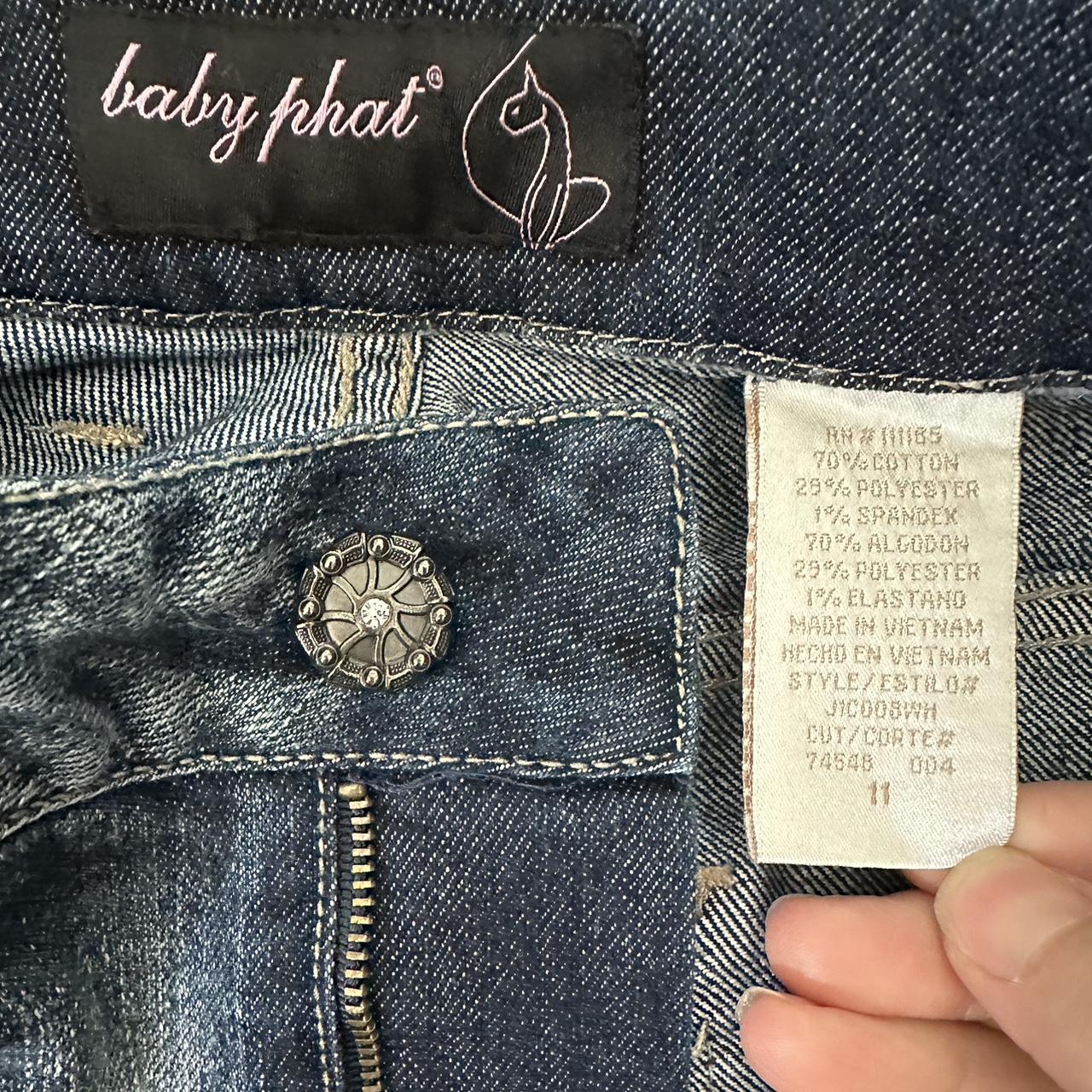 Baby Phat Women's Blue and Navy Jeans
