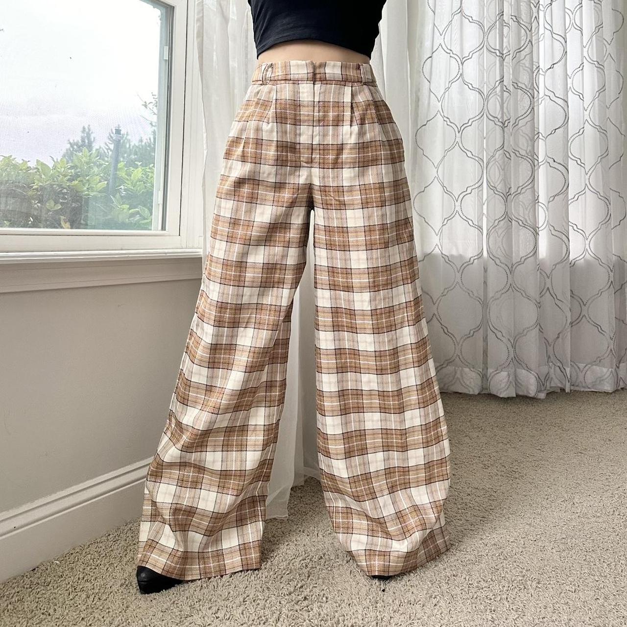 Anthropologie Women's Brown and Tan Trousers