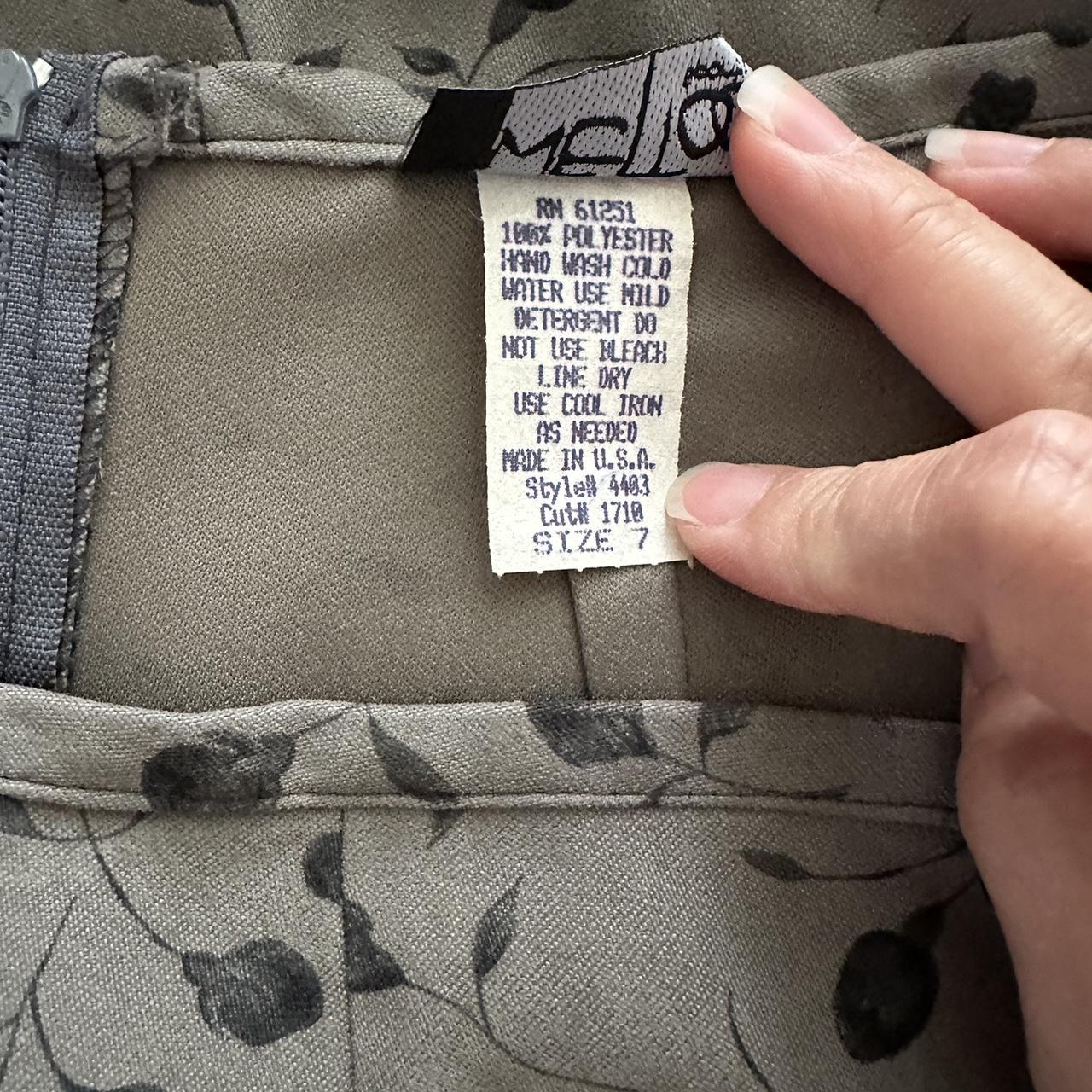 Women's Grey and Black Skirt