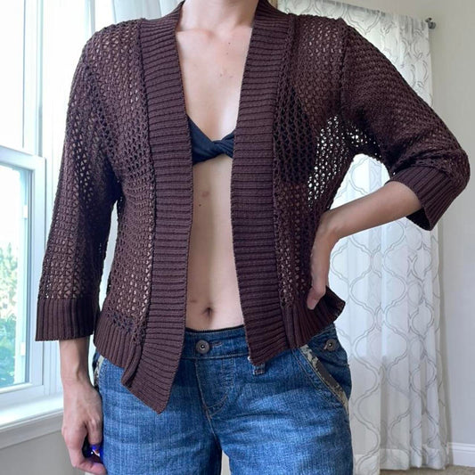 Women's Brown Cardigan