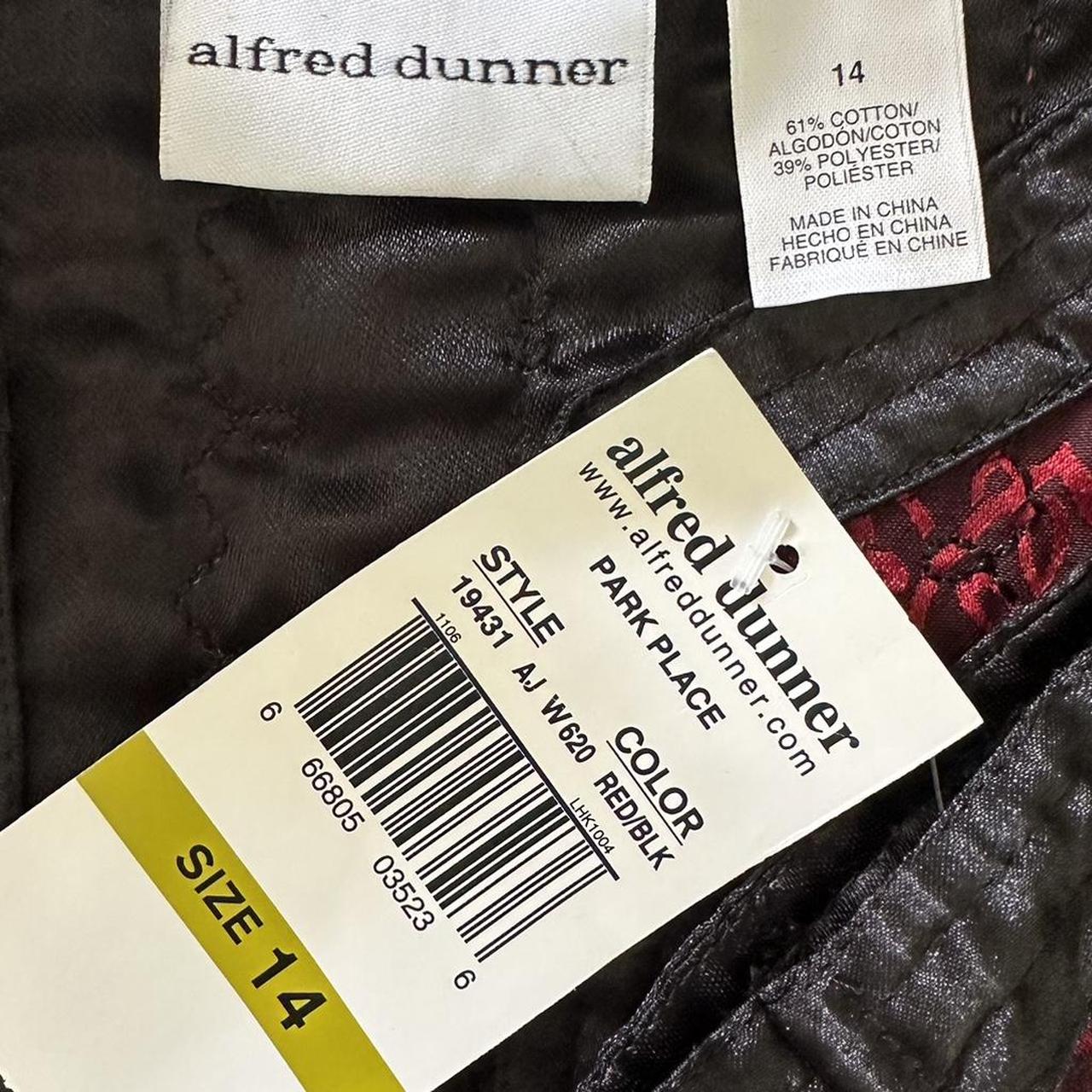 Alfred Dunner Women's Red and Black Jacket