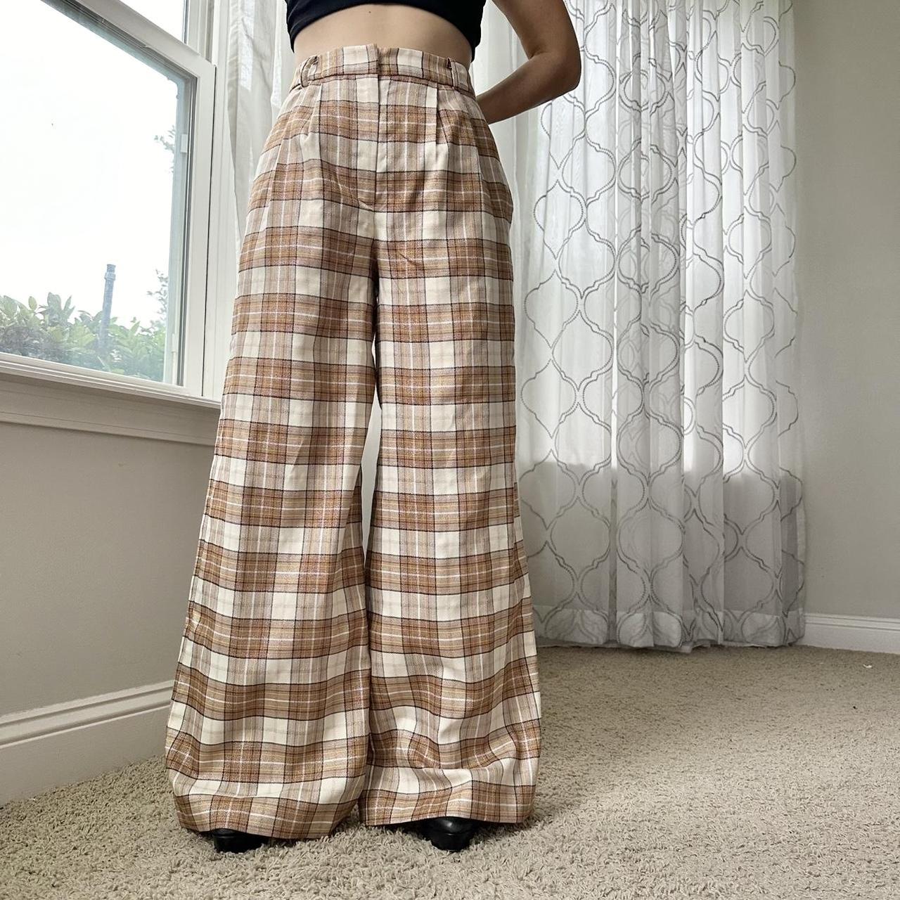 Anthropologie Women's Brown and Tan Trousers