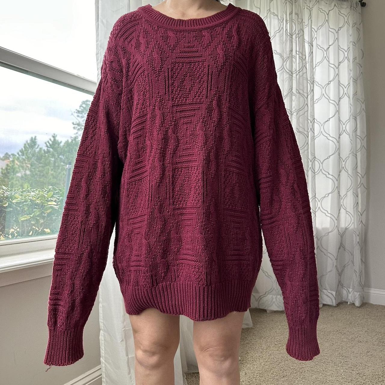 Women's Burgundy Jumper