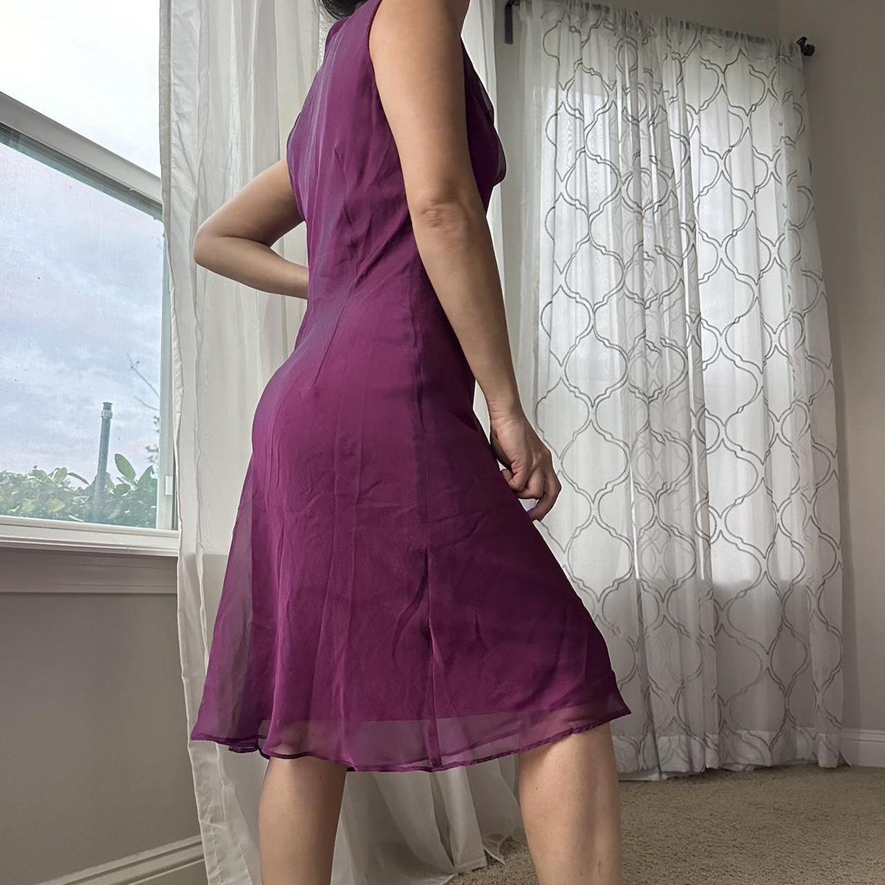 Women's Pink and Purple Dress