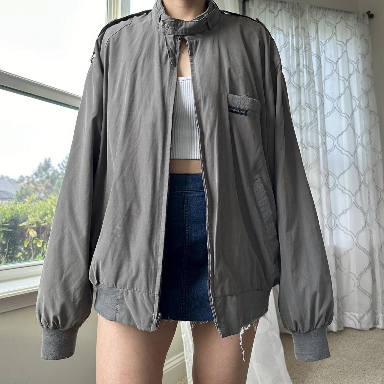 Members Only Women's Grey Jacket