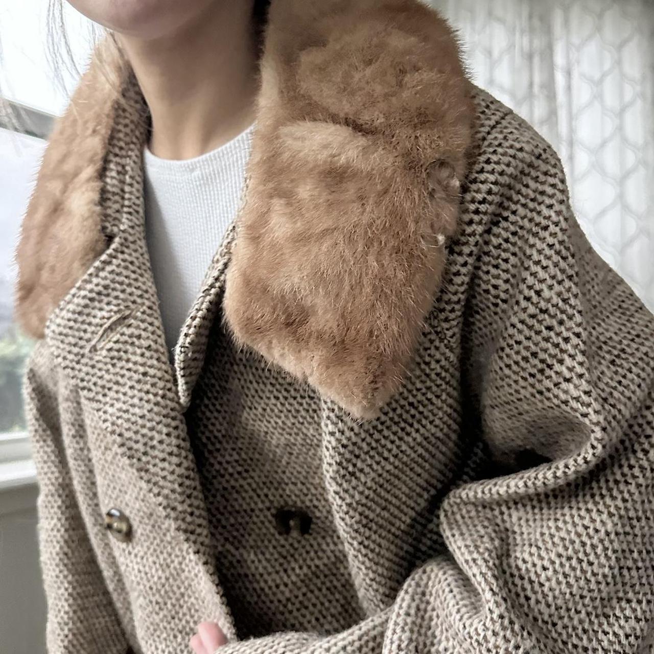 Women's Tan and Brown Coat